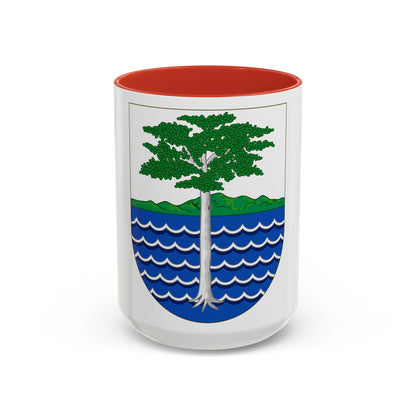 Coat of Arms of the Portuguese and Spanish Guinea - Accent Coffee Mug
