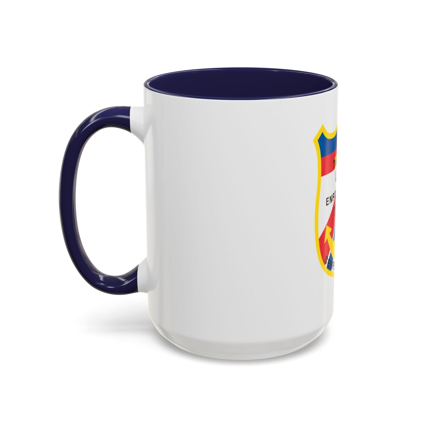 USCG Tactical Law Enforcement Team District 7 (U.S. Coast Guard) Accent Coffee Mug