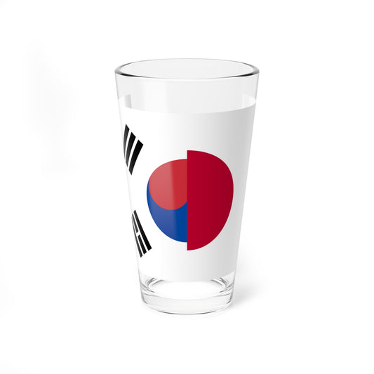 Flag of Japan and South Korea (Japan) Pint Glass 16oz