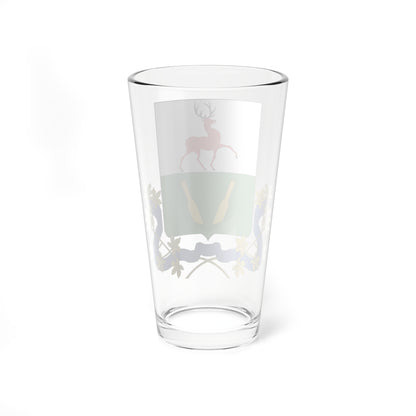 Coats of arms of Lukoyanov (Russia) (Coat of Arms) Pint Glass 16oz