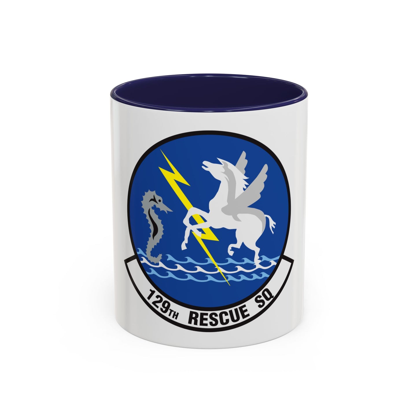 129 Rescue Squadron (U.S. Air Force) Accent Coffee Mug