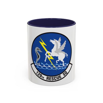 129 Rescue Squadron (U.S. Air Force) Accent Coffee Mug
