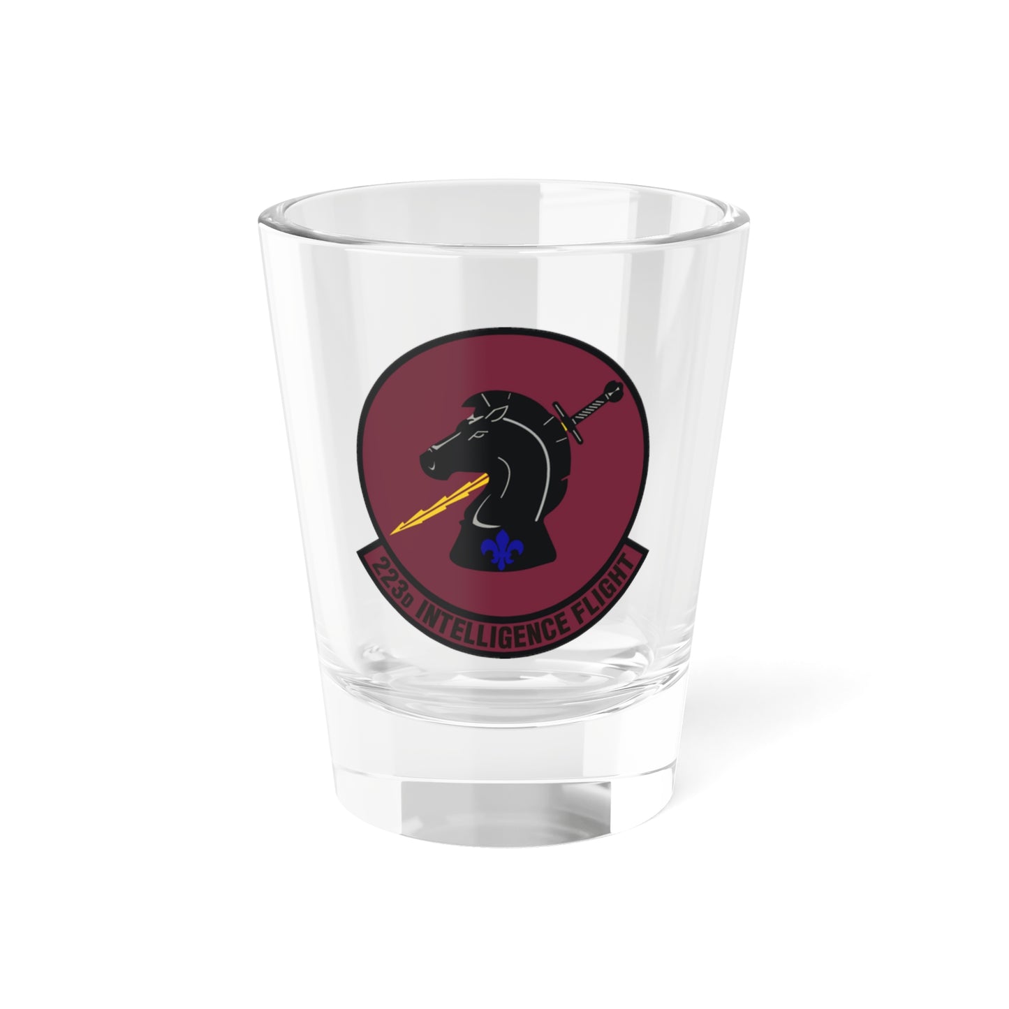 223d Intelligence Flight (U.S. Air Force) Shot Glass 1.5oz