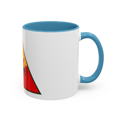 7th Armored Division (U.S. Army) Accent Coffee Mug
