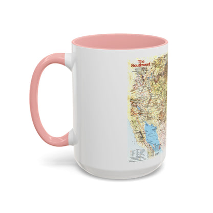 USA - Southwest 1 (1982) (Map) Accent Coffee Mug