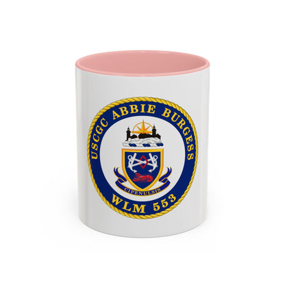 USCGC Abbie Burgess WLM 553 (U.S. Coast Guard) Accent Coffee Mug