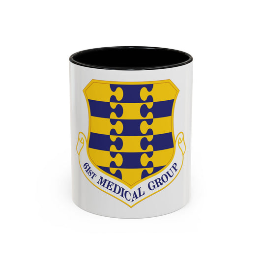 61st Medical Group (U.S. Air Force) Accent Coffee Mug