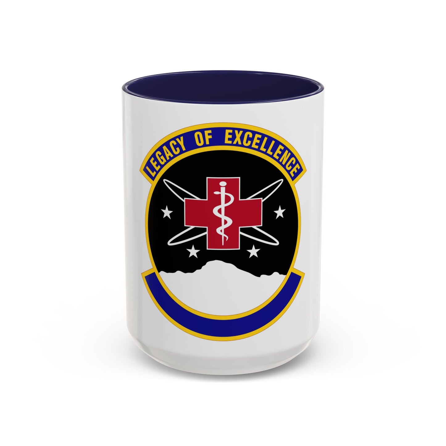 21 Healthcare Operations Squadron USSF (U.S. Air Force) Accent Coffee Mug