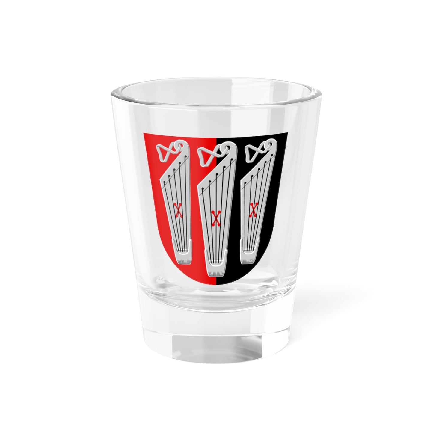 Ilomantsi.vaakuna (Finland) (Coat of Arms) Shot Glass 1.5oz