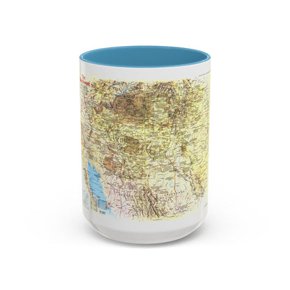 USA - Southwest 1 (1982) (Map) Accent Coffee Mug
