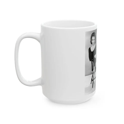 Julie Newmar #35 (Vintage Female Icon) White Coffee Mug-Go Mug Yourself