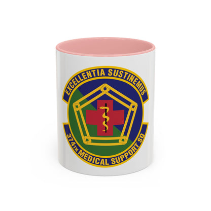 374th Medical Support Squadron (U.S. Air Force) Accent Coffee Mug