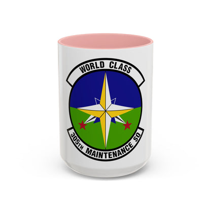 305 Maintenance Squadron AMC (U.S. Air Force) Accent Coffee Mug