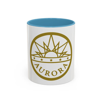 Seal of Aurora Colorado - Accent Coffee Mug