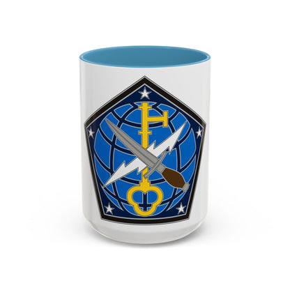 704 Military Intelligence Brigade (U.S. Army) Accent Coffee Mug