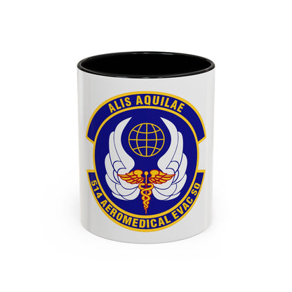 514th Aeromedical Evacuation Squadron (U.S. Air Force) Accent Coffee Mug