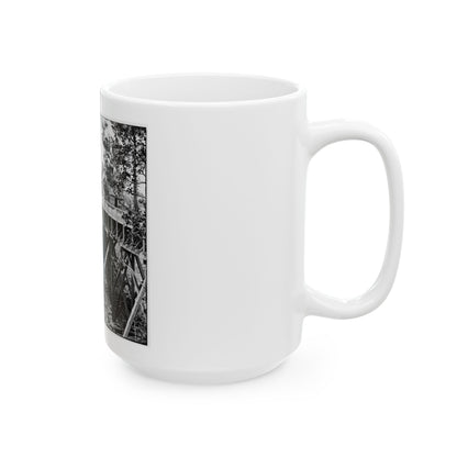 Petersburg, Va., Vicinity. Canal Aqueduct (U.S. Civil War) White Coffee Mug