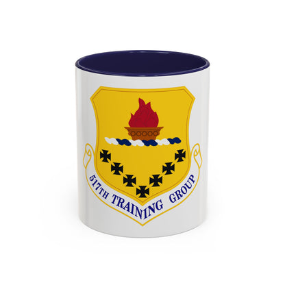 517 Training Group AETC (U.S. Air Force) Accent Coffee Mug