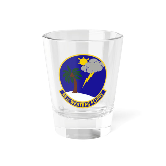 96th Weather Flight (U.S. Air Force) Shot Glass 1.5oz