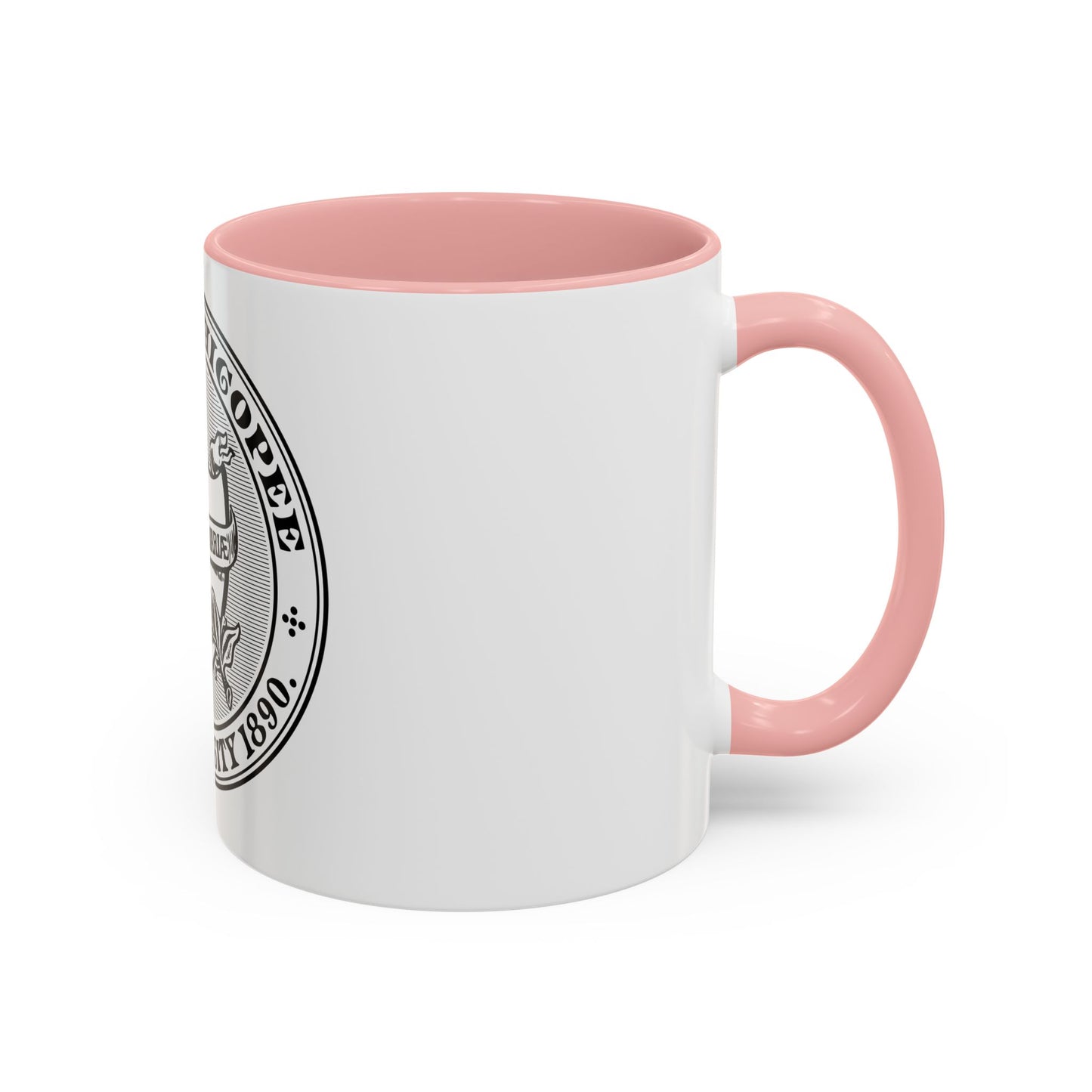 Seal of Chicopee Massachusetts - Accent Coffee Mug