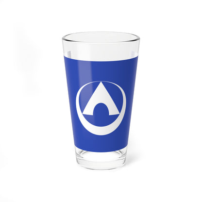 Flag of Annaka Gunma (Japan) Pint Glass 16oz
