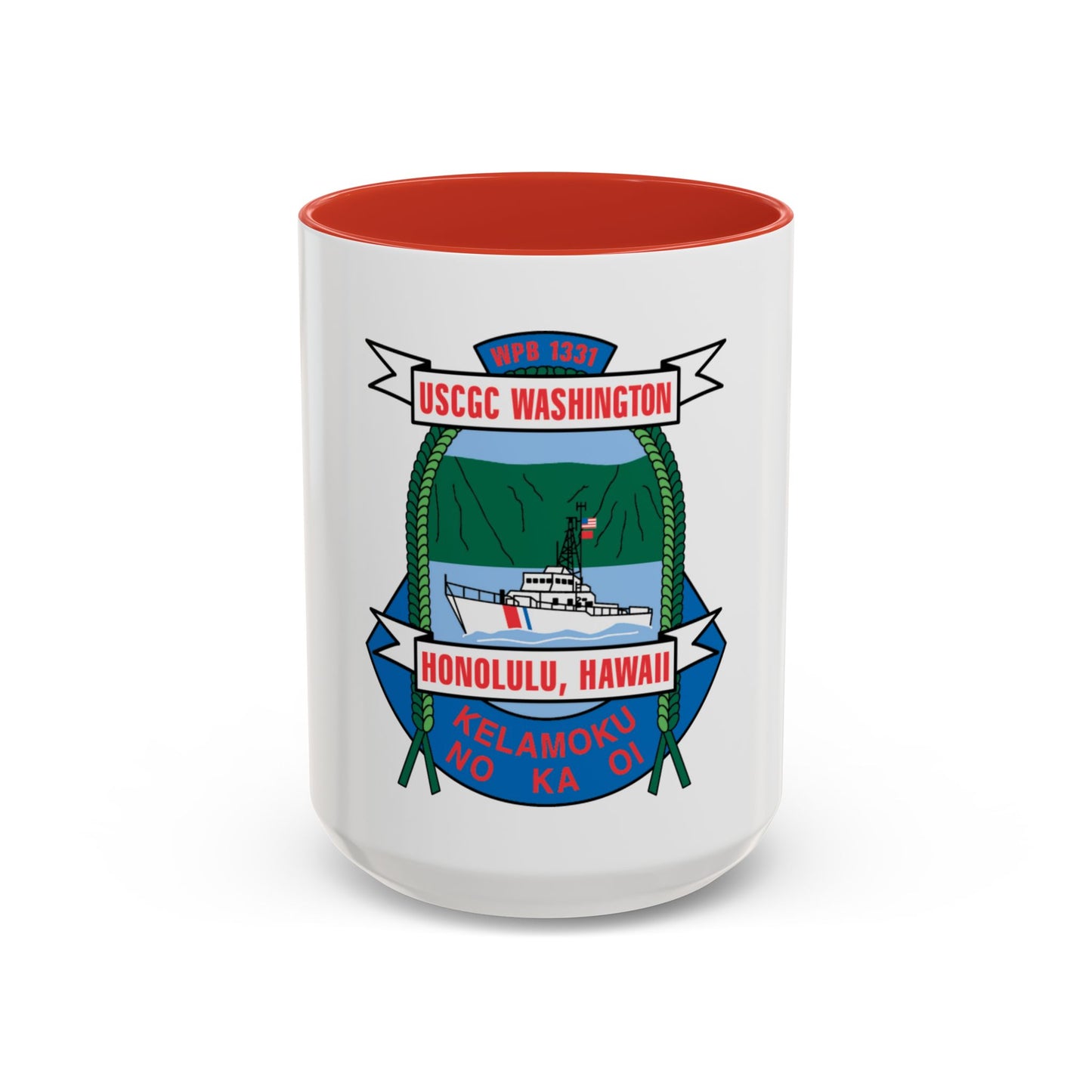 USCGC Washington WPB 1331 Honolulu Hawaii (U.S. Coast Guard) Accent Coffee Mug