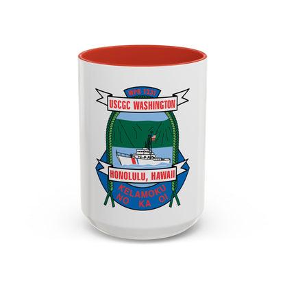 USCGC Washington WPB 1331 Honolulu Hawaii (U.S. Coast Guard) Accent Coffee Mug