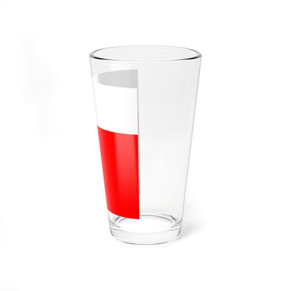 CHE Lausanne Flag (Switzerland) Pint Glass 16oz