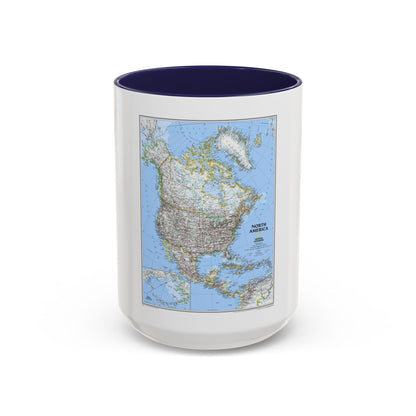 North America (2005) (Map) Accent Coffee Mug