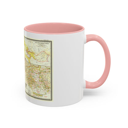 Mediterranean - Classical Lands (1949) (Map) Accent Coffee Mug