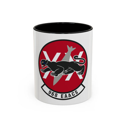 968th Expeditionary Airborne Air Control Squadron (U.S. Air Force) Accent Coffee Mug