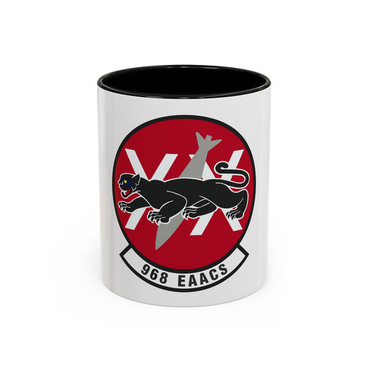 968th Expeditionary Airborne Air Control Squadron (U.S. Air Force) Accent Coffee Mug