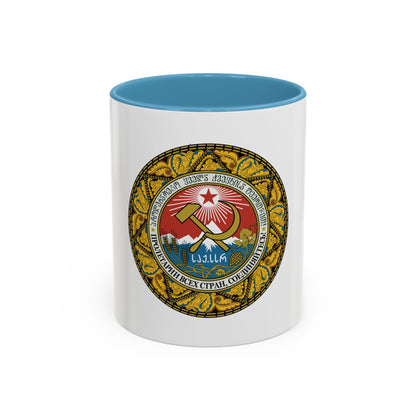 Emblem of the Georgian SSR-2 - Accent Coffee Mug