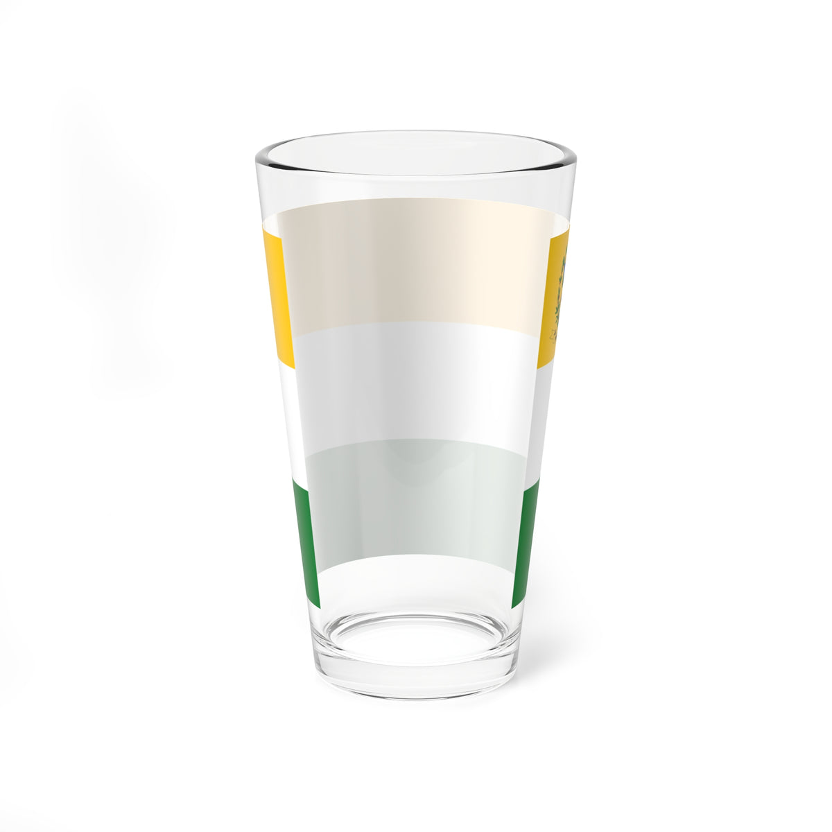 Bandera del Municipio Libertad Anzoategui (Venezuela) Pint Glass 16oz