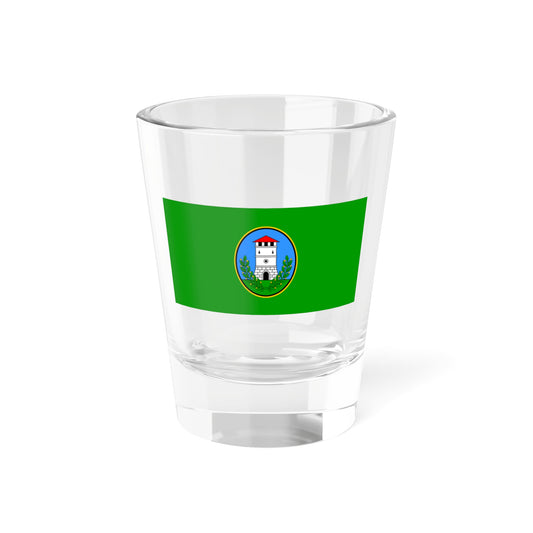 Zastava Lovrana (Croatia) Shot Glass 1.5oz