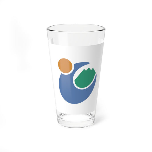 Flag of Tomioka Gunma (Japan) Pint Glass 16oz