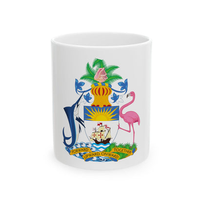 Coat of Arms of The Bahamas - White Coffee Mug