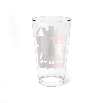 Coat of arms of Yekaterinburg 1862 (Russia) (Coat of Arms) Pint Glass 16oz