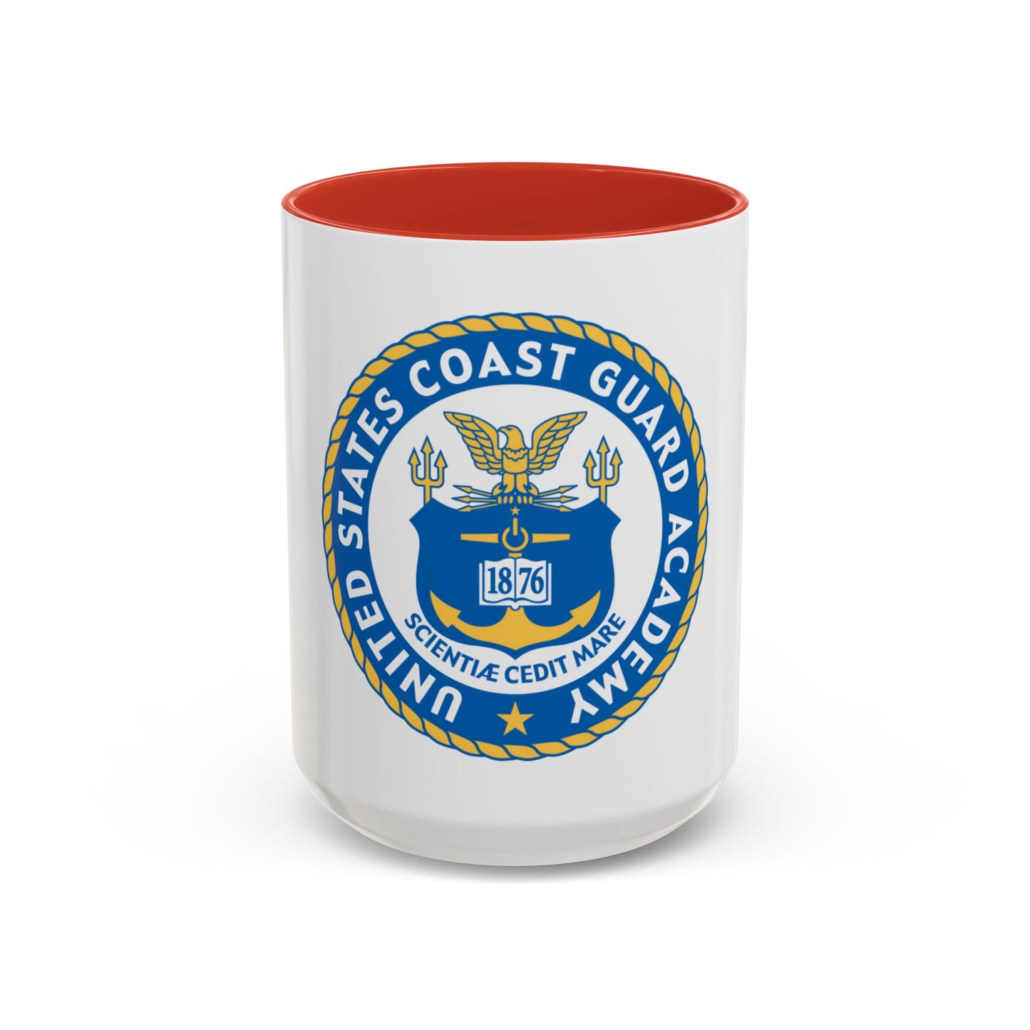 USCG Academy (U.S. Coast Guard) Accent Coffee Mug