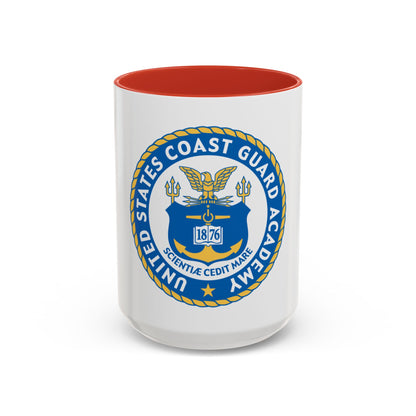 USCG Academy (U.S. Coast Guard) Accent Coffee Mug