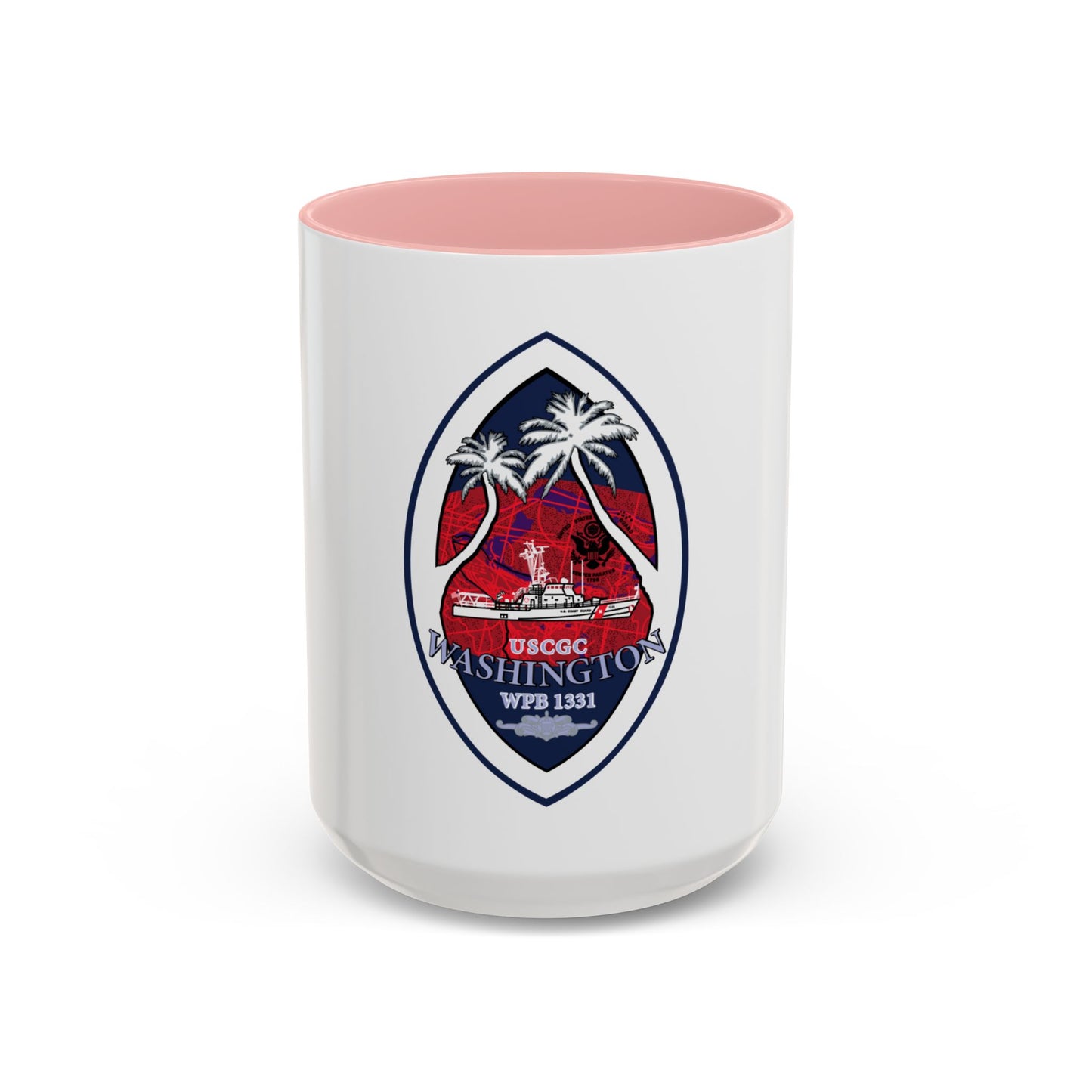 USCG Washington WPB 1331 (U.S. Coast Guard) Accent Coffee Mug