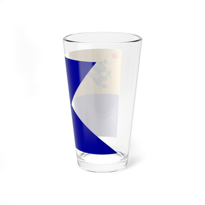 Imperial Chinese Navy Fleet Leaders Flag 1909-1911 (China) Pint Glass 16oz