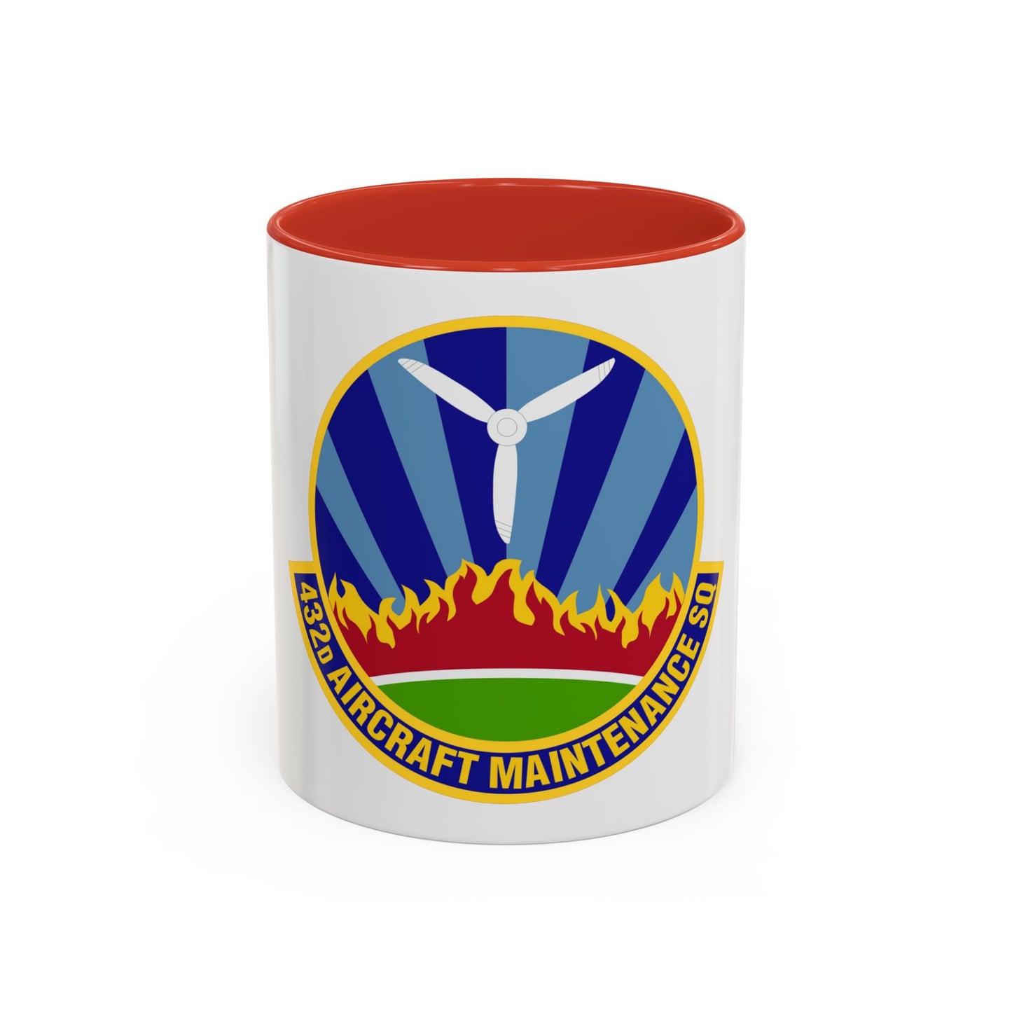 432d Aircraft Maintenance Squadron (U.S. Air Force) Accent Coffee Mug