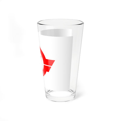 Flag of Ninomiya Kanagawa (Japan) Pint Glass 16oz