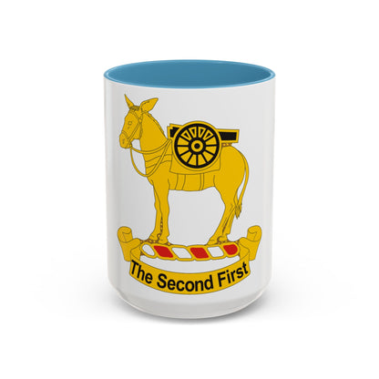 2nd Field Artillery Regiment (U.S. Army) Accent Coffee Mug