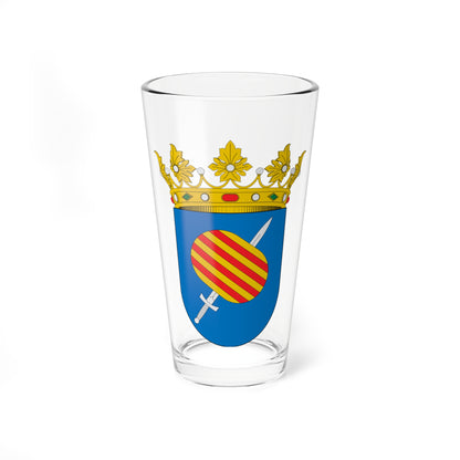 Escudo de Cabra de Mora (Spain) (Coat of Arms) Pint Glass 16oz
