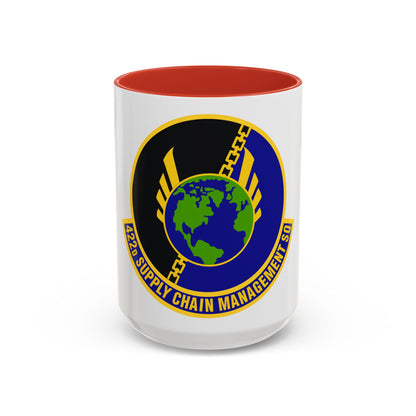 422d Supply Chain Management Squadron (U.S. Air Force) Accent Coffee Mug