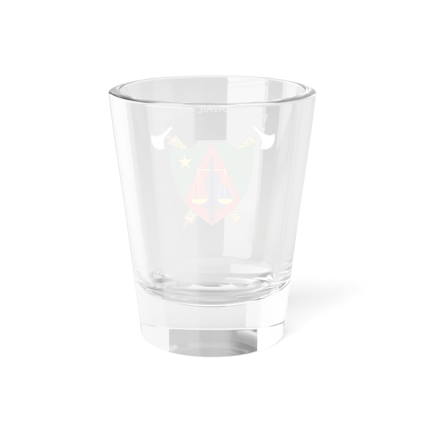 Coat of Arms of Cameroon (1975-1986) - Shot Glass 1.5oz