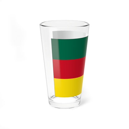 Bandera Mixe (Mexico) Pint Glass 16oz
