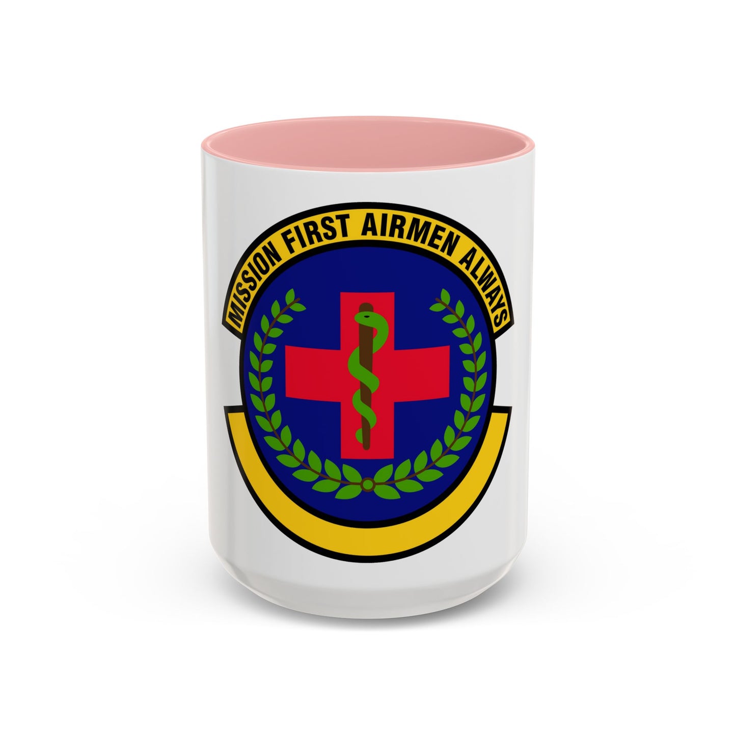 22 Healthcare Operations Squadron AMC (U.S. Air Force) Accent Coffee Mug